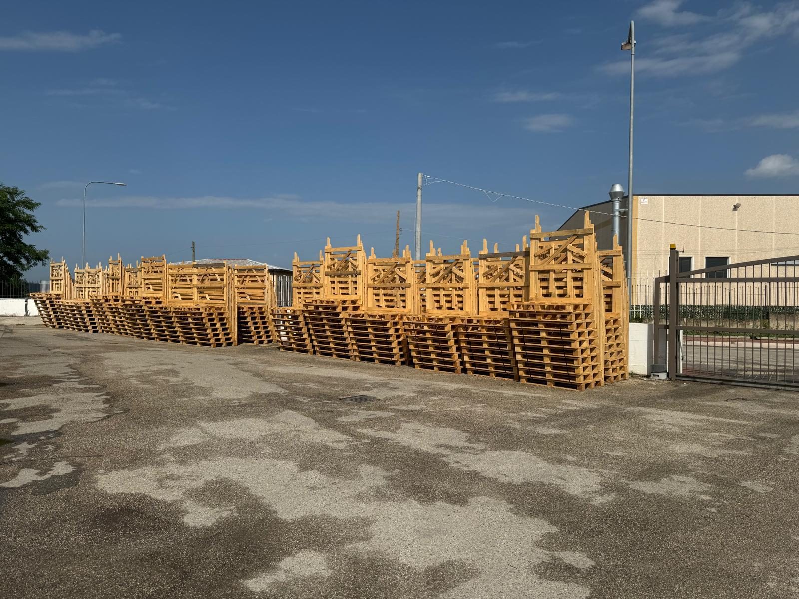 Deposito conto terzi di imballaggi e strutture in legno